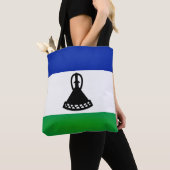 Mode Cool Lesotho-vlag Tote Bag (Dichtbij)