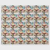 Mode Corset Pin Up Cadeaupapier (Vlak)