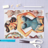 Mode Corset Pin Up Tissuepapier (Craft)