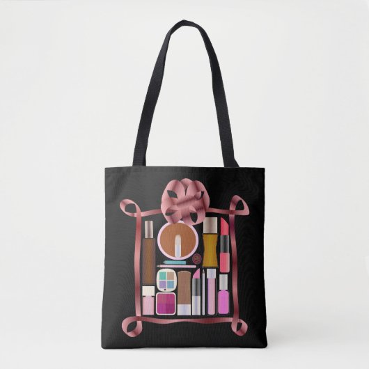Mode cosmetische zakpijlstaaflipstick bl tote bag (Voorkant)