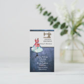  Mode Crafts Girly Bloemen Naaien Visitekaartje (Staand voorkant)