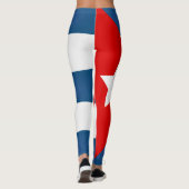 Mode Cuba-vlag koelen Leggings (Achterkant)