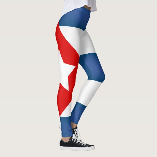 Mode Cuba-vlag koelen Leggings (Rechts)