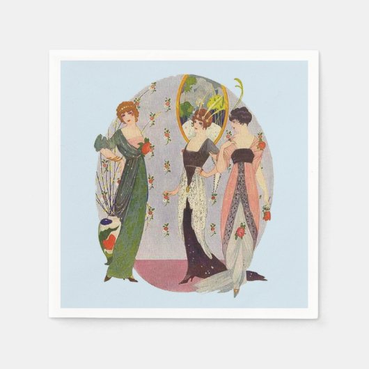  mode dames van 1920 servet (Voorkant)