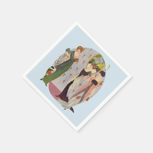  mode dames van 1920 servet (Hoek)