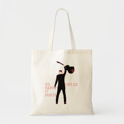 Mode De Band Songwriter Singer Guitarist Logo Tote Bag (Voorkant)