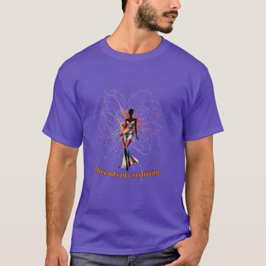 Mode Design: creatieve draden. T-shirt (Voorkant)