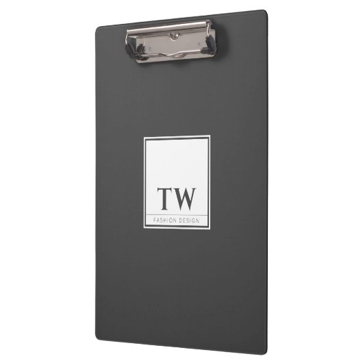 Mode Design donkergrijs Klembord (Links)