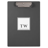 Mode Design donkergrijs Klembord (Voorkant)