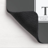 Mode Design donkergrijs Muismat (Hoek)