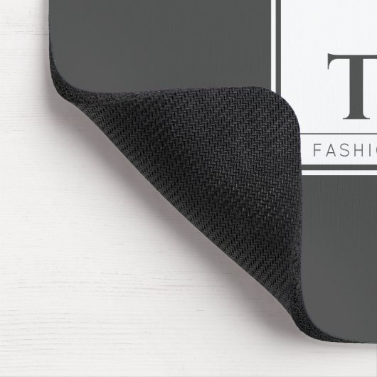 Mode Design donkergrijs Muismat (Hoek)