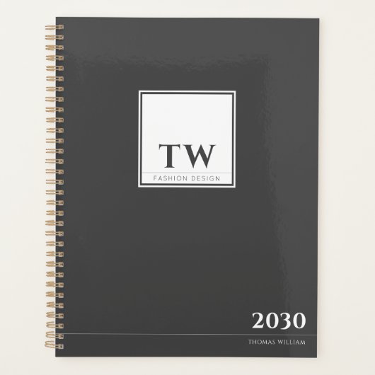 Mode Design donkergrijs Planner (Voorkant)