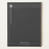 Mode Design donkergrijs Planner (Achterkant)