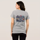 mode design lopen en goedheid T-shirt (Achterkant volledig)