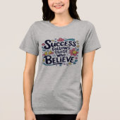 mode design lopen en goedheid T-shirt (Voorkant)