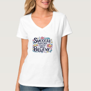 mode design lopen en goedheid T-shirt