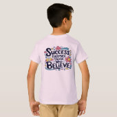 mode design lopen en goedheid T-shirt (Achterkant volledig)