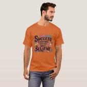 mode design lopen en goedheid T-shirt (Voorkant volledig)