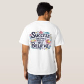 mode design lopen en goedheid T-shirt (Achterkant volledig)