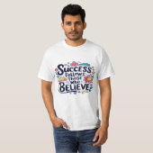 mode design lopen en goedheid T-shirt (Voorkant volledig)