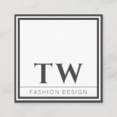 Mode Design Square Visitekaartje (Voorkant)
