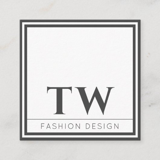 Mode Design Square Visitekaartje (Voorkant)