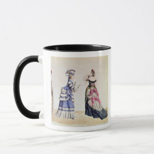 Mode design voor vrouwen uit de jaren zestig mok