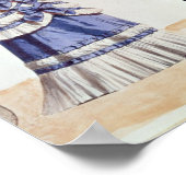 Mode design voor vrouwen uit de jaren zestig poster (Hoek)