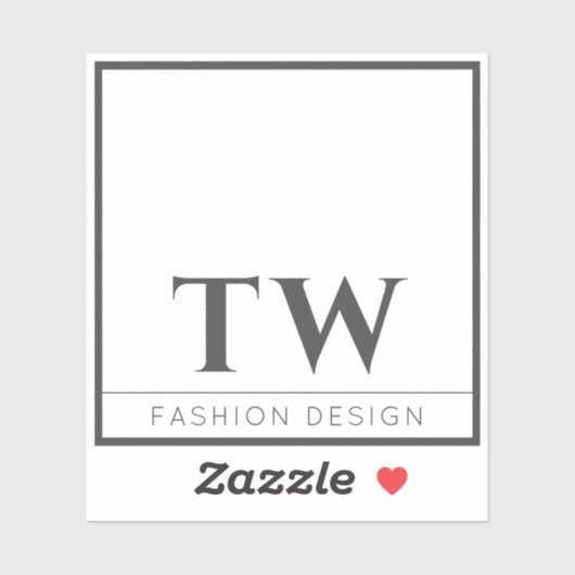 Mode Design Wit Sticker (Vel)