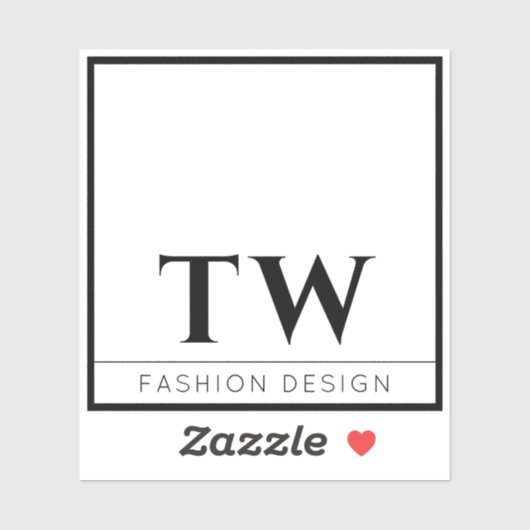 Mode Design Wit Sticker (Vel)