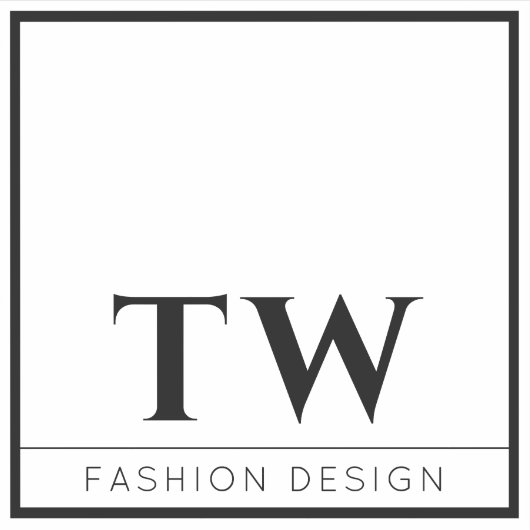 Mode Design Wit Sticker (Voorkant)