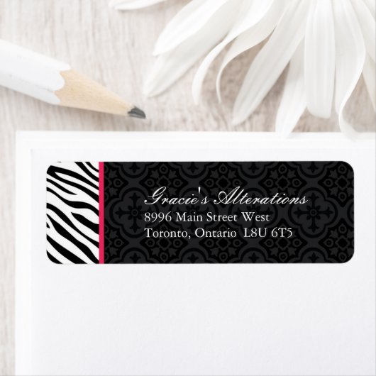 Mode Designer Adresetiketten Etiket (Insitu)
