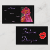 Mode Designer Autumn II Visitekaartje (Voorkant / Achterkant)