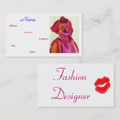 Mode Designer Autumn II Visitekaartje (Voorkant / Achterkant)