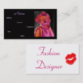 Mode Designer Autumn II Visitekaartje (Voorkant / Achterkant)