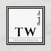 Mode Designer Black Discount Kaart Kortingskaartje (Voorkant)