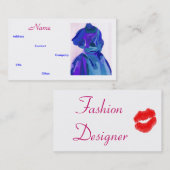 Mode Designer Blue I Visitekaartje (Voorkant / Achterkant)