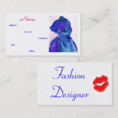 Mode Designer Blue III Visitekaartje (Voorkant / Achterkant)
