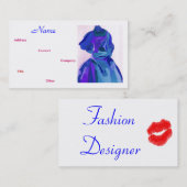 Mode Designer Blue IV Visitekaartje (Voorkant / Achterkant)