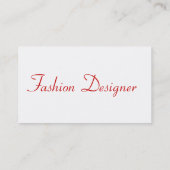 Mode Designer Diva I Visitekaartje (Achterkant)