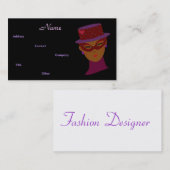Mode Designer Diva Visitekaartje (Voorkant / Achterkant)