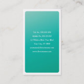 Mode Designer Dressform Visitekaartje (Achterkant)