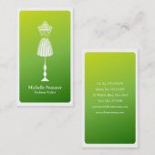 Mode Designer Dressform Visitekaartje (Voorkant / Achterkant)