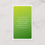 Mode Designer Dressform Visitekaartje (Achterkant)