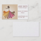 Mode Designer freelance professional Visitekaartje (Voorkant / Achterkant)