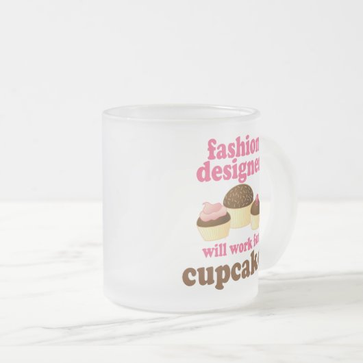 Mode Designer (Funny) Gift Matglas Koffiemok (Voorkant rechts)