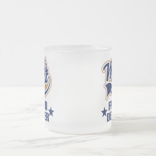 Mode Designer Gift (beste werelden) Matglas Koffiemok (Center)