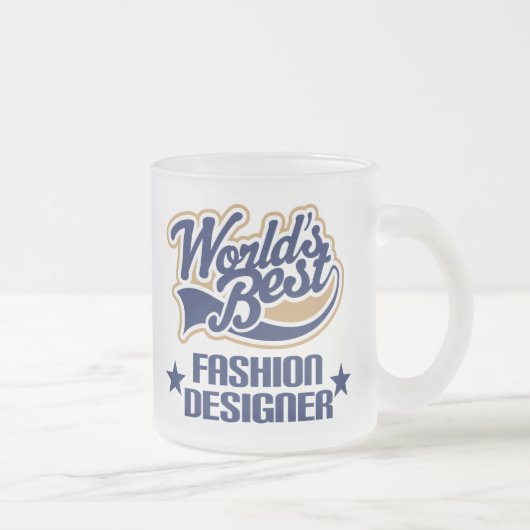 Mode Designer Gift (beste werelden) Matglas Koffiemok (Rechts)