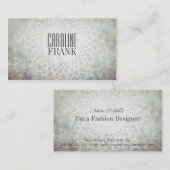 Mode Designer Grey Tones Mandala Visitekaartje (Voorkant / Achterkant)
