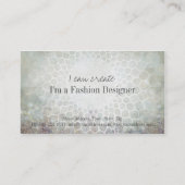 Mode Designer Grey Tones Mandala Visitekaartje (Achterkant)